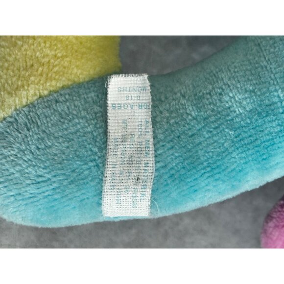 VTG Bantam Plush Baby Rattle Puppy Dog Pastel Infant Toy Lovey - Picture 5 of 5